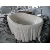 供应异形浴缸雕刻，汉白玉浴缸，异形线条浴缸面，石雕洁具