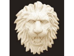 供应动物雕刻,欧式雄狮雕刻,白色狮子头雕刻,艺
