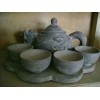 供应茶杯茶盘雕刻，龙纹雕刻茶壶，居家室内摆设，义德石材