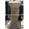 欧式罗马柱 大理石手工雕刻精美雕花展厅短罗马柱