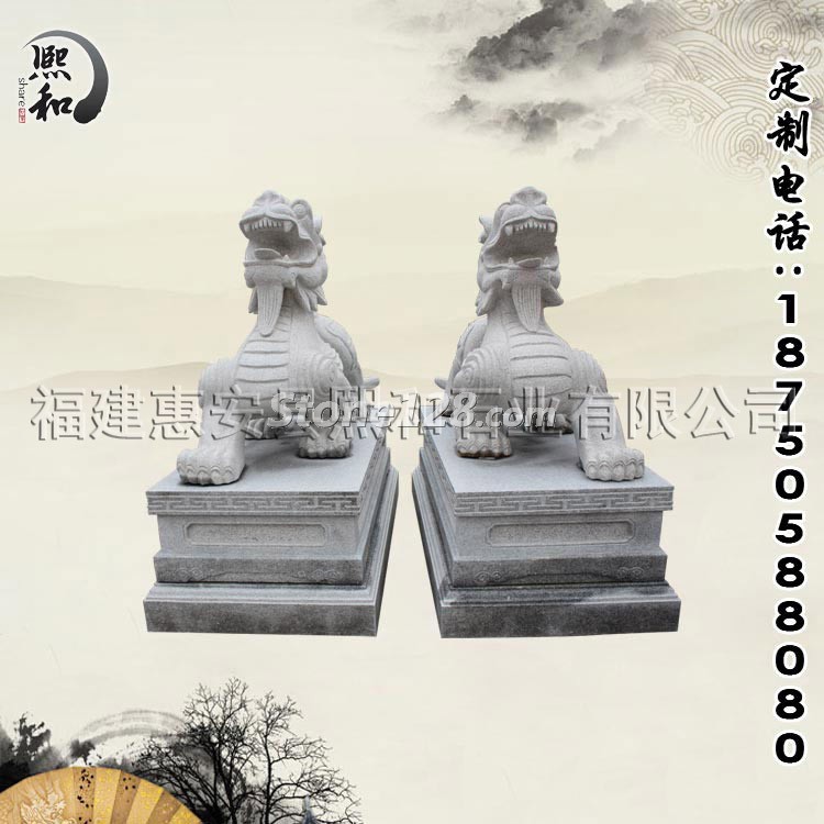 惠安石雕貔貅展示图-(5)